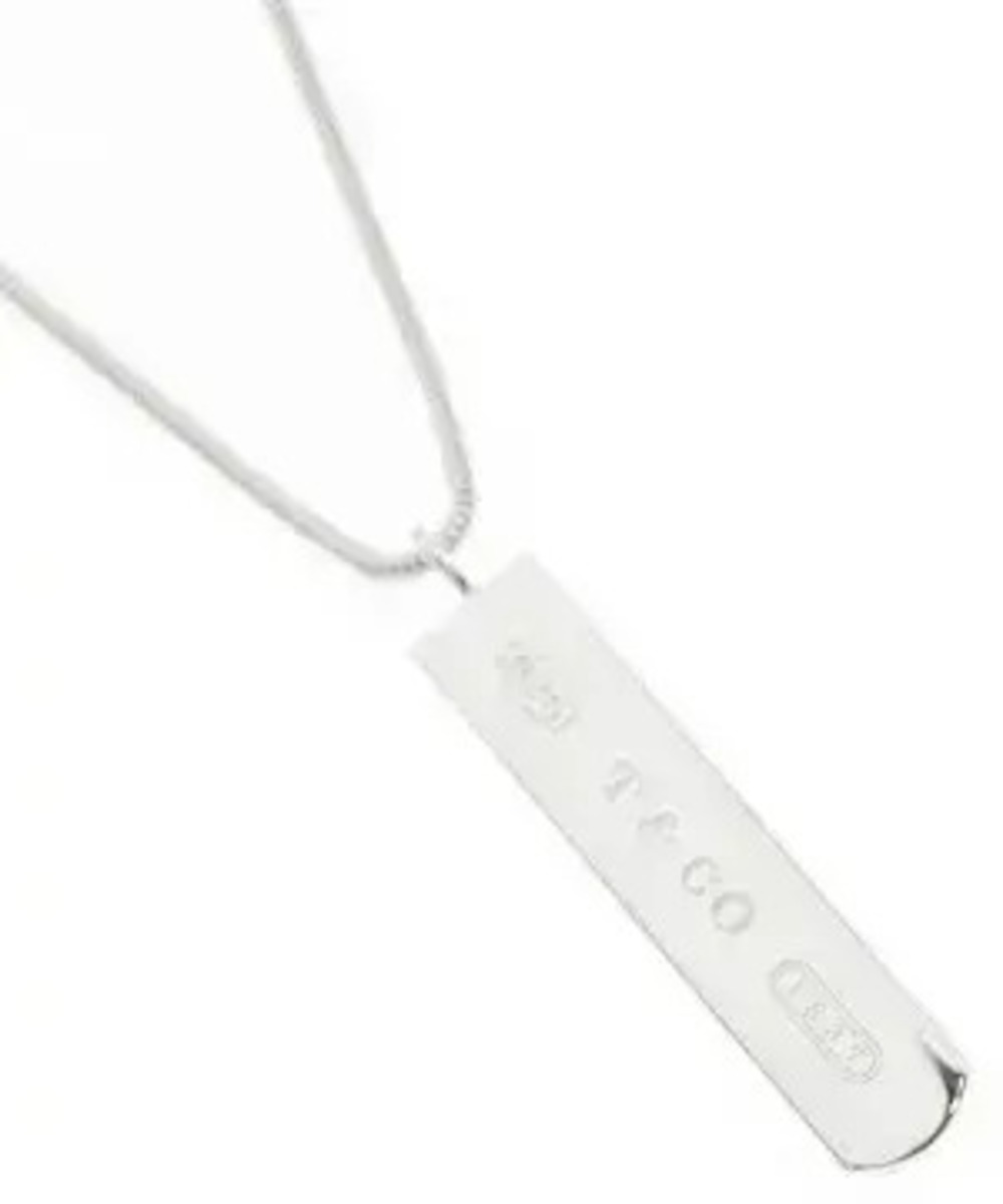 Tiffany Co Return To Tiffany Tag Necklace Sterling Silver
